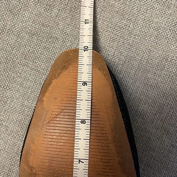 ANTHROPOLOGIE black Matiko ballet flats.  Size 38. - Picture 9 of 9